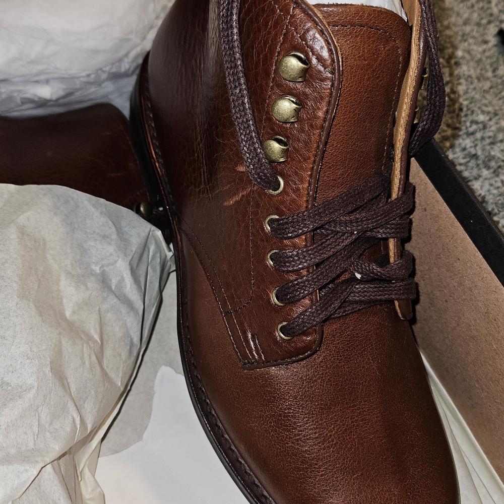 Vibram Brown Leather Ankle Boots